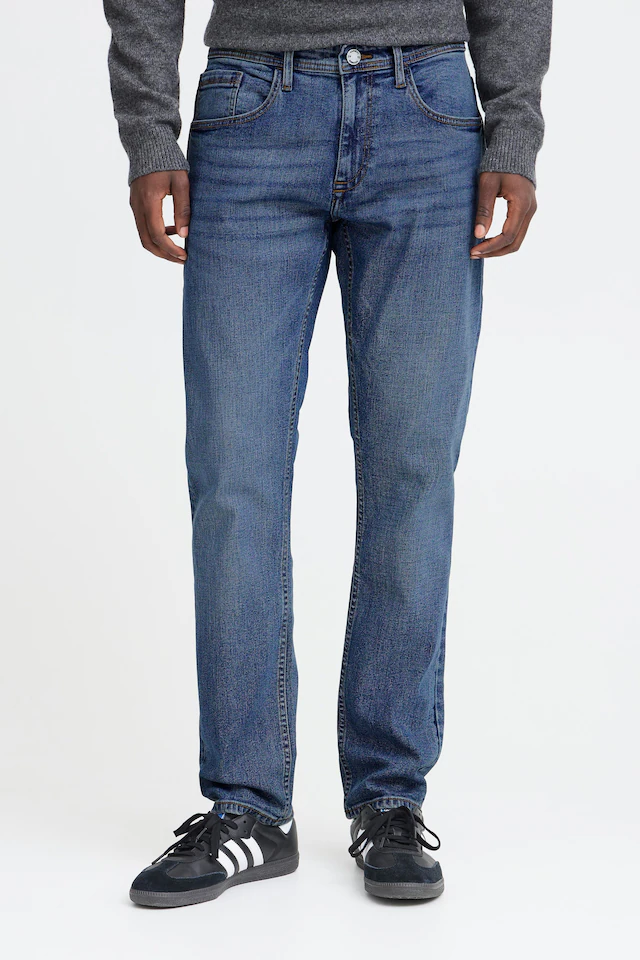 Blend Regular-fit-Jeans »BHTWISTER PP NOOS« Baumwollmischung mit Baumwolle und Elasthan, knöchellange Schnittform