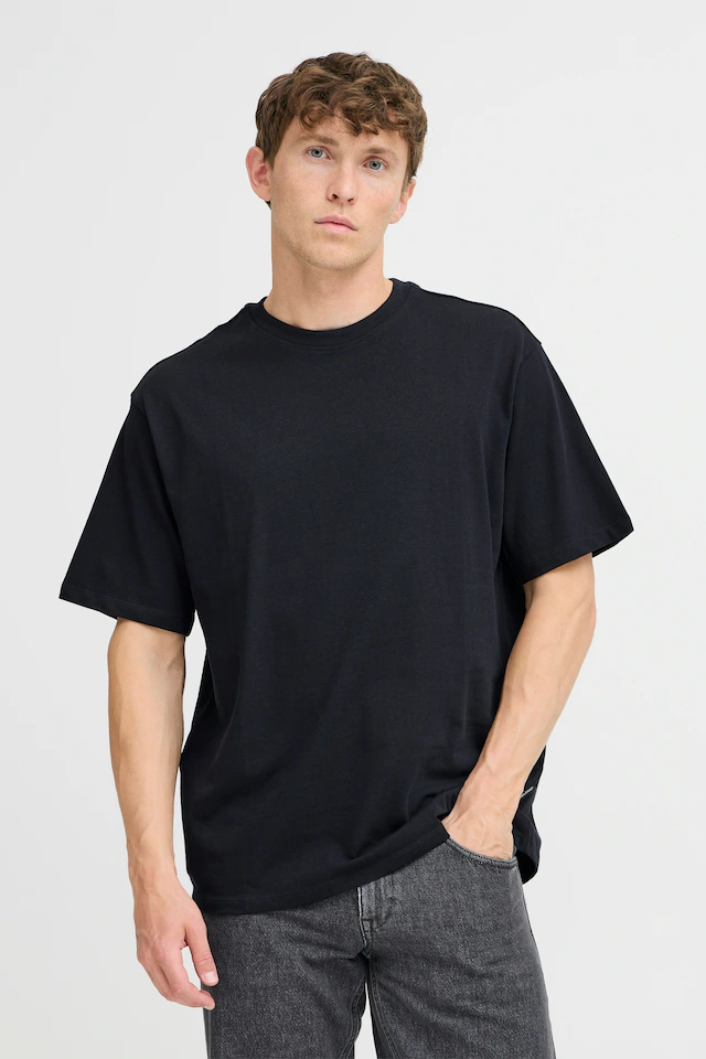 Blend Rundhalsshirt »BHFISHER OVERSIZE TEE« Baumwolle, relaxed fit