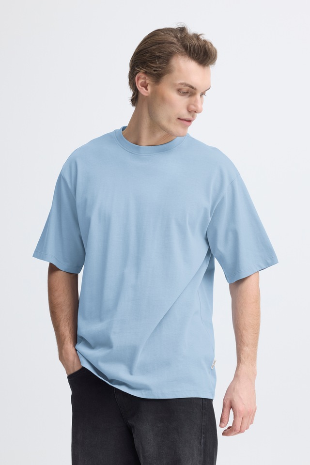 Blend Rundhalsshirt »BHFISHER OVERSIZE TEE« Baumwolle, relaxed fit