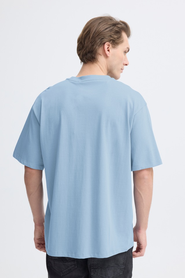 Blend Rundhalsshirt »BHFISHER OVERSIZE TEE« Baumwolle, relaxed fit