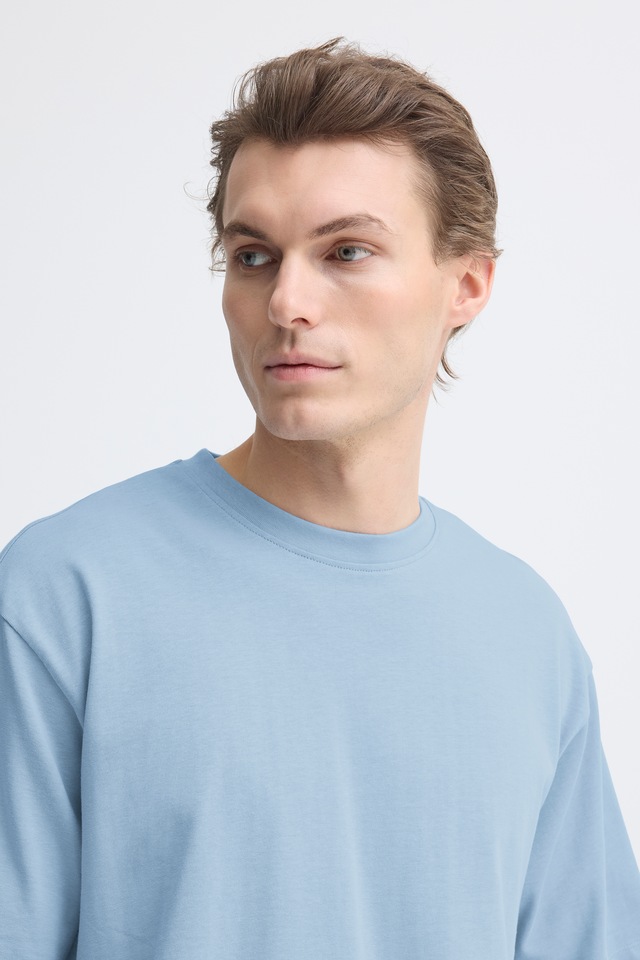 Blend Rundhalsshirt »BHFISHER OVERSIZE TEE« Baumwolle, relaxed fit