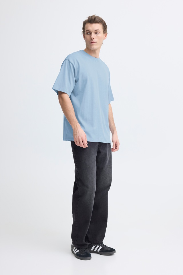Blend Rundhalsshirt »BHFISHER OVERSIZE TEE« Baumwolle, relaxed fit