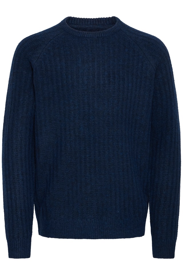 Blend Strickpullover »BHDEXTER CREW« Regular Fit, mit Rippbündchen am Rumpfabschluss, pflegeleicht