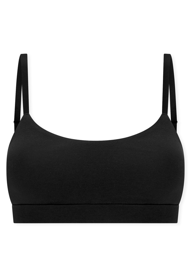 Schiesser Bustier »Unique Cotton« mit herausnehmbaren Pads, ohne Bügel