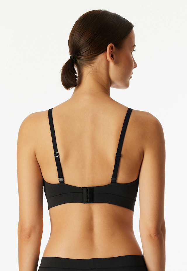 Schiesser Bustier »Unique Cotton« mit herausnehmbaren Pads, ohne Bügel