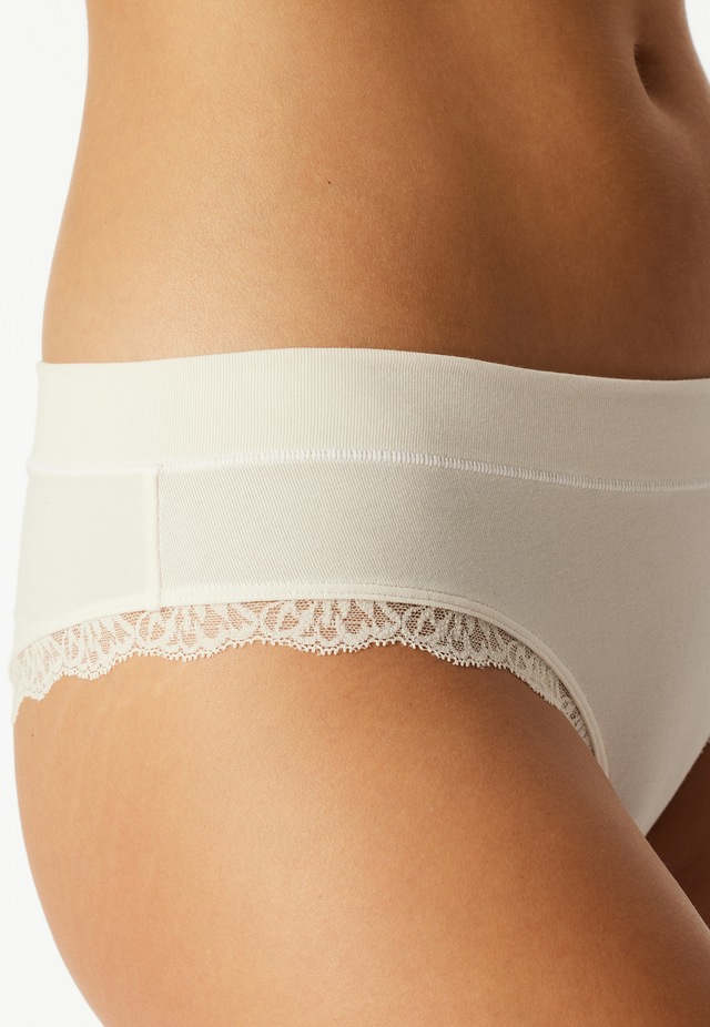 Schiesser Brasilslip »Unique Cotton« feine Spitze an den Beinausschnittten