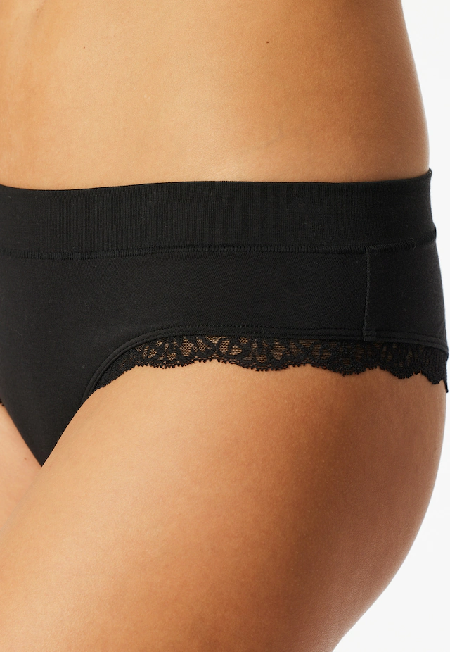 Schiesser Brasilslip »Unique Cotton« feine Spitze an den Beinausschnittten
