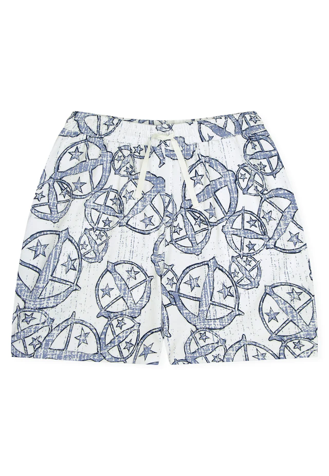 Schiesser Pyjamashorts »Schiesser 150 Years« seitliche Taschen, Allover-Druck, Baumwolle