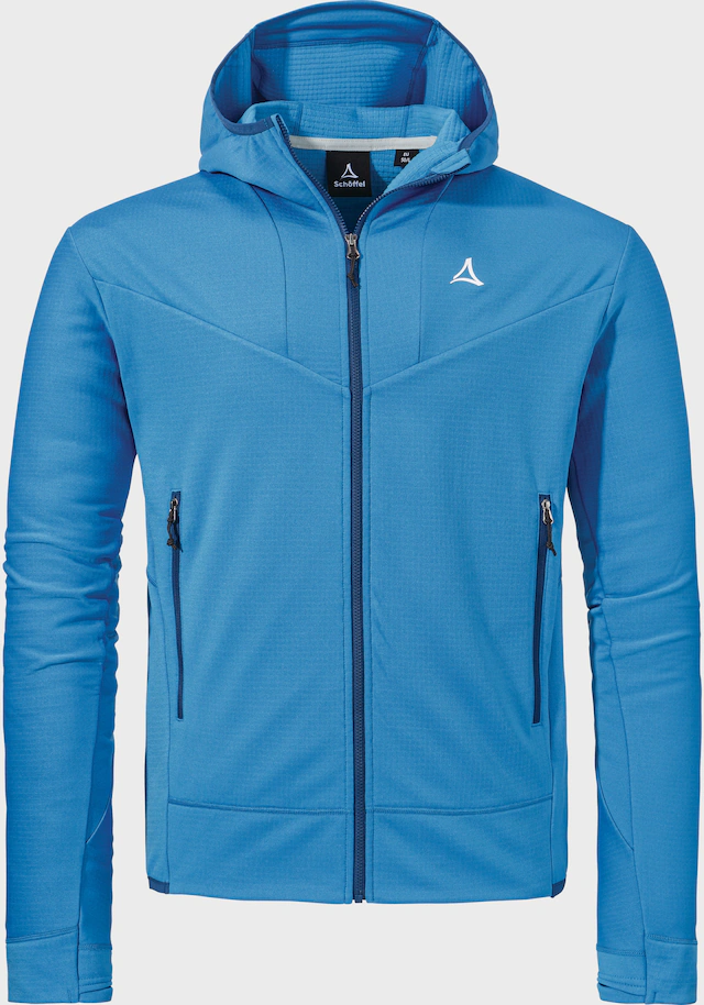 Schöffel Fleecejacke »Mountain Fleece Hoody Style Blaueis MNS« mit Kapuze