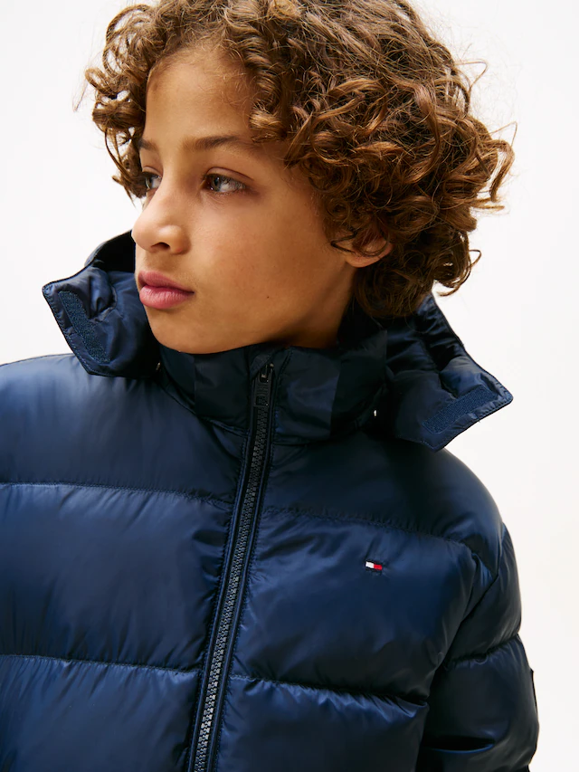 Tommy Hilfiger Steppjacke »ESSENTIAL DOWN JACKET« mit Kapuze Kinder bis 16 Jahre