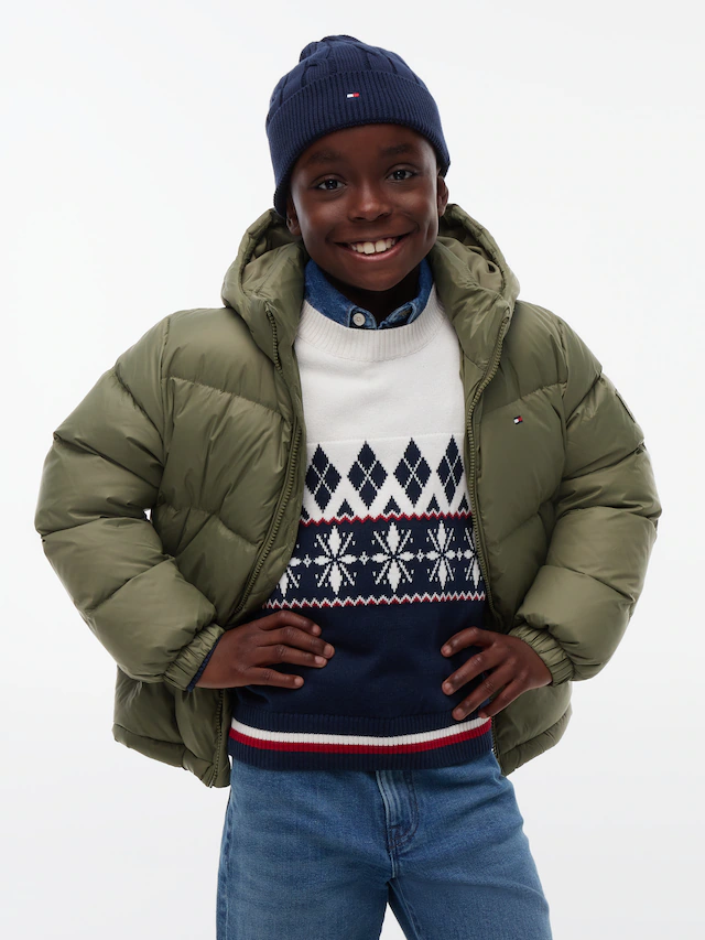 Tommy Hilfiger Steppjacke »ESSENTIAL DOWN JACKET« mit Kapuze Kinder bis 16 Jahre