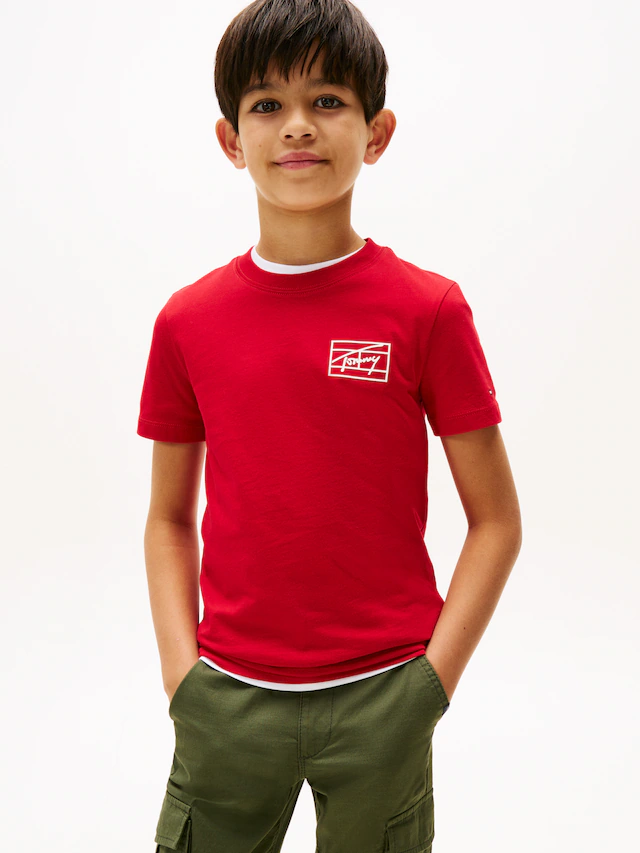 Tommy Hilfiger T-Shirt »VARSITY PRINT TEE SS« Kinder bis 16 Jahre