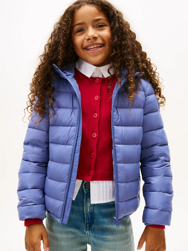 Tommy Hilfiger Steppjacke »U LIGHT DOWN HOODED JACKET« mit Kapuze Kinder bis 16 Jahre