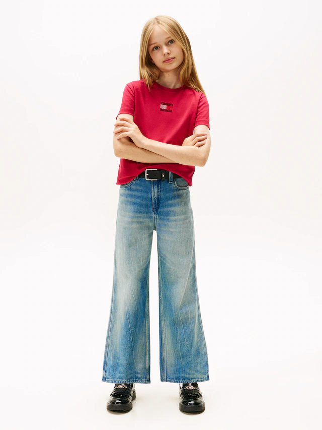 Tommy Hilfiger T-Shirt »RHINE STONE FLAG TEE S/S« Kinder bis 16 Jahre