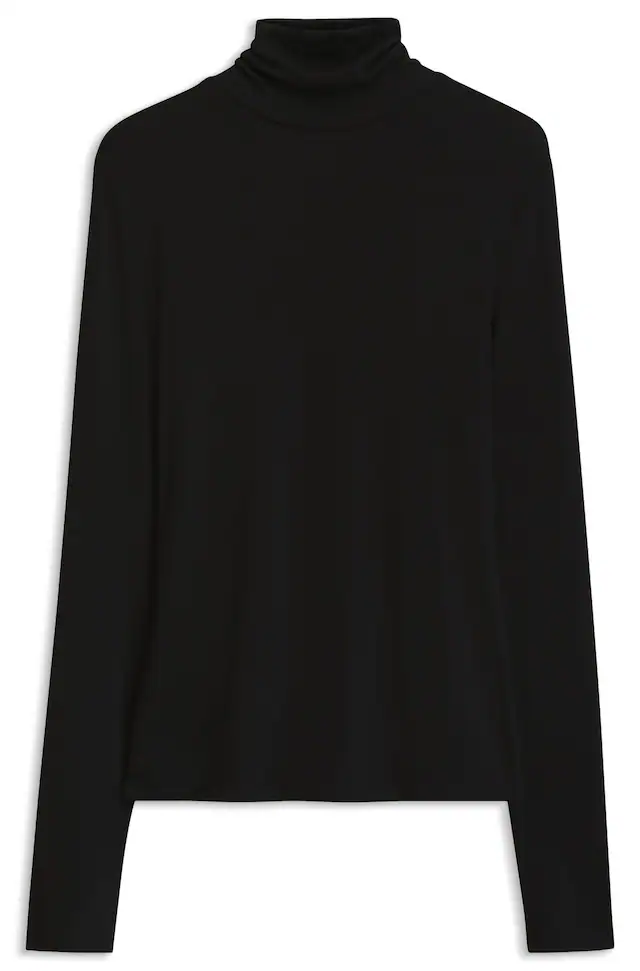BOSS ORANGE Rollkragenshirt »Eliana Premium Damenmode« mit Turtle Neck, Slim Fit