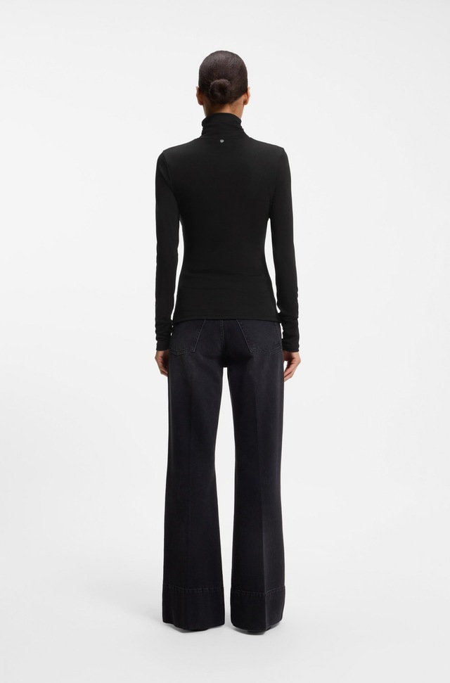 BOSS ORANGE Rollkragenshirt »Eliana Premium Damenmode« mit Turtle Neck, Slim Fit