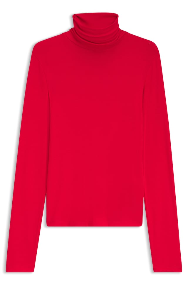 BOSS ORANGE Rollkragenshirt »Eliana Premium Damenmode« mit Turtle Neck, Slim Fit