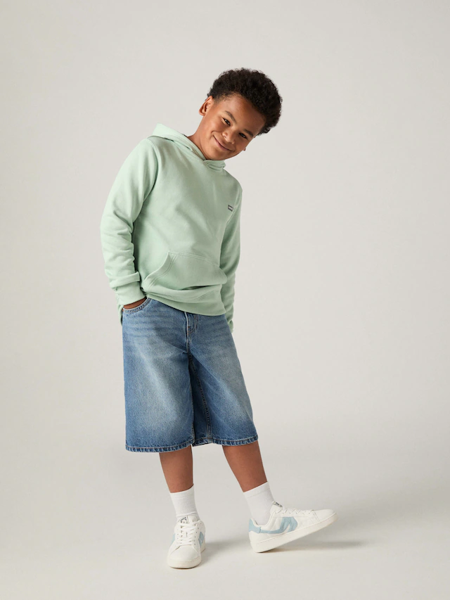 Levi's® Kids Jeansshorts aus robustem Baumwolldenim