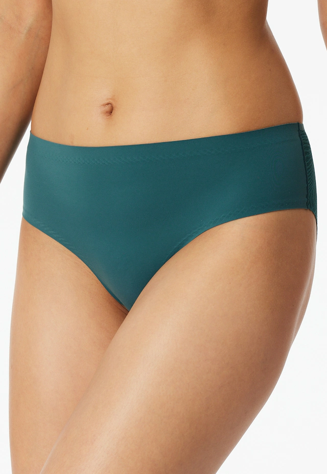 Schiesser Taillenslip »Invisible Soft Lace« 0, Single Jersey, Lasercut-Abschlüsse, Spitzeneinsatz hinten