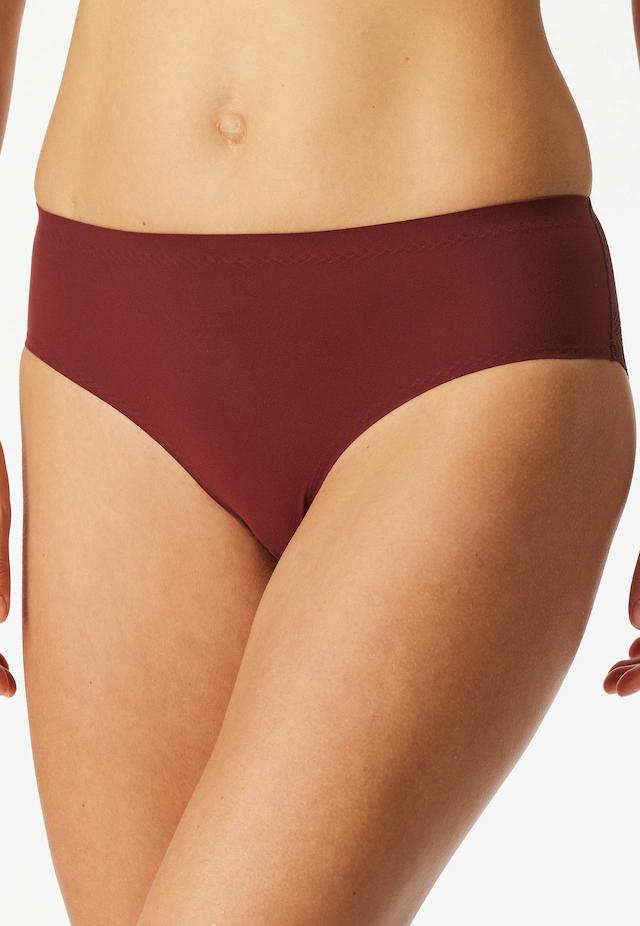 Schiesser Taillenslip »Invisible Soft Lace« 0, Single Jersey, Lasercut-Abschlüsse, Spitzeneinsatz hinten