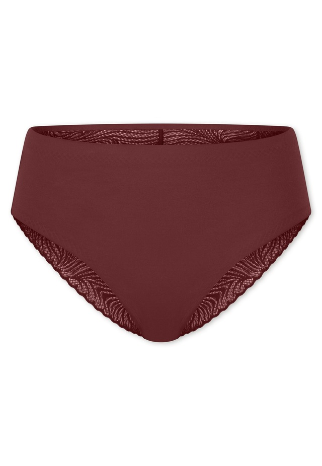 Schiesser Taillenslip »Invisible Soft Lace« 0, Single Jersey, Lasercut-Abschlüsse, Spitzeneinsatz hinten