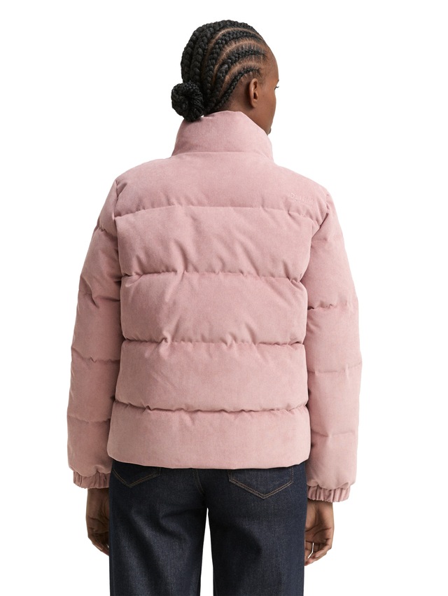 TOM TAILOR Denim Steppjacke ohne Kapuze mit Stehkragen