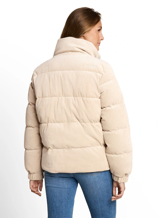 TOM TAILOR Denim Steppjacke ohne Kapuze mit Stehkragen