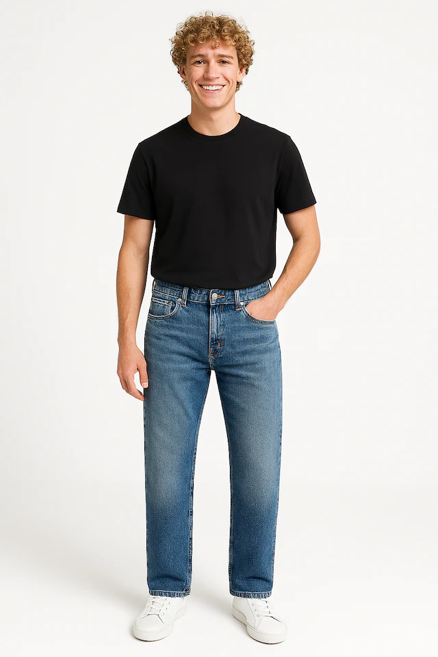 ONLY & SONS Regular-fit-Jeans »ONSEDGE STRAIGHT BOX TAI DNM MU OTL«