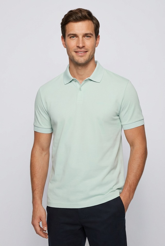 BOSS GREEN Poloshirt »Pio« mit Knöpfen, regular fit, toniges Logo