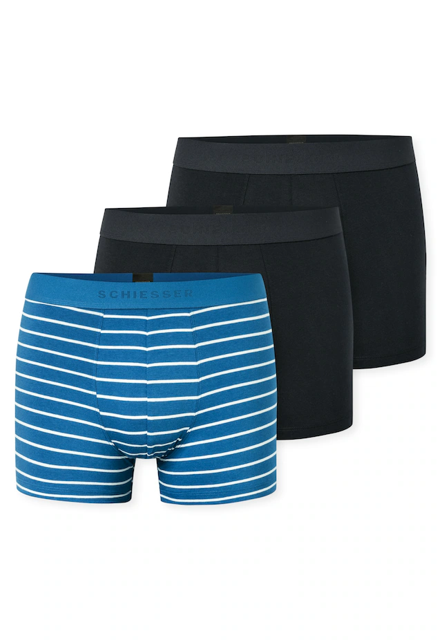 Schiesser Boxer »95/5 Multipacks« ohne Eingriff, softer Logo-Webgummibund