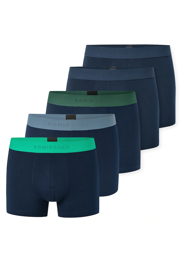 Schiesser Boxershorts »95/5 Multipacks« ohne Eingriff, angenehm weich