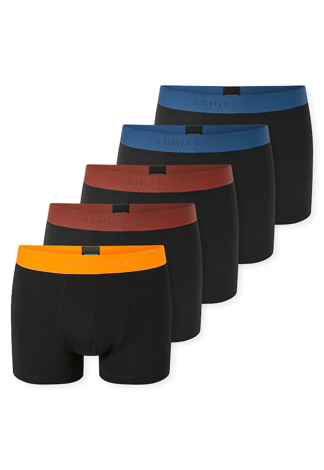Schiesser Boxershorts »95/5 Multipacks« ohne Eingriff, angenehm weich