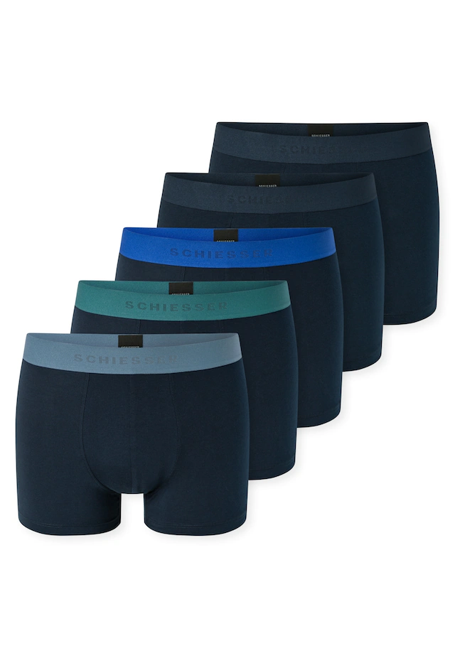 Schiesser Boxershorts »95/5 Multipacks« ohne Eingriff, angenehm weich