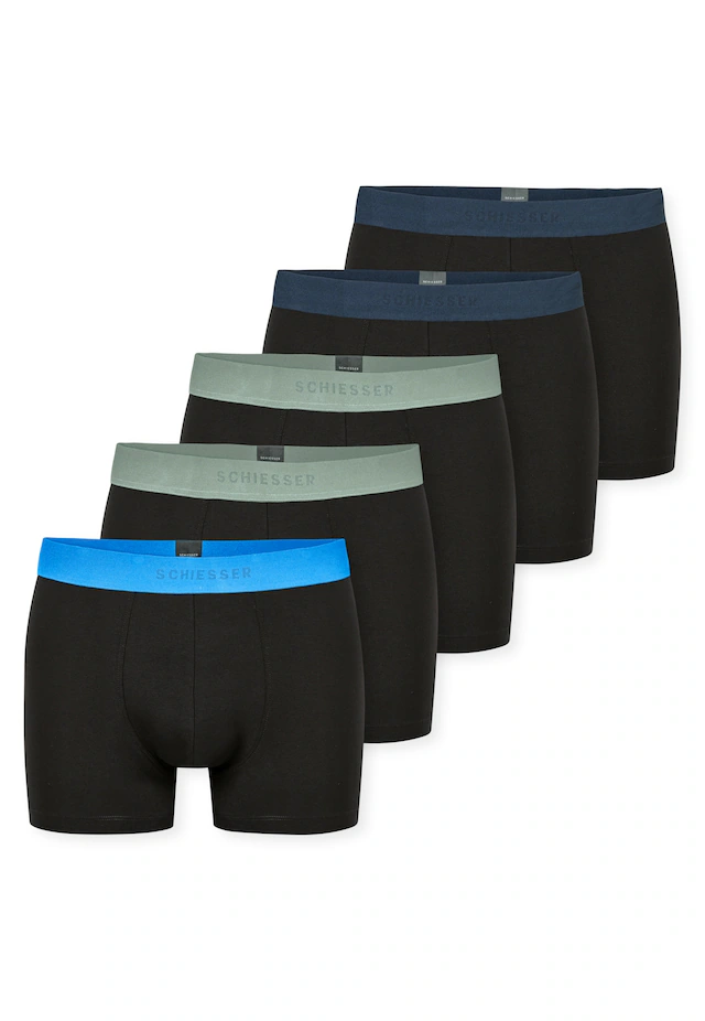 Schiesser Boxershorts »95/5 Multipacks« ohne Eingriff, angenehm weich