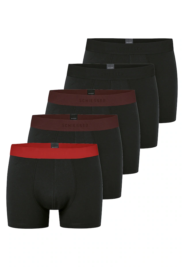 Schiesser Boxershorts »95/5 Multipacks« ohne Eingriff, angenehm weich