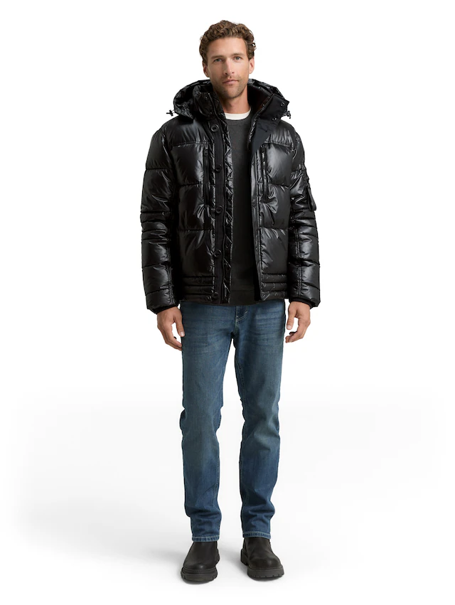TOM TAILOR Steppjacke mit Kapuze mit Kapuze