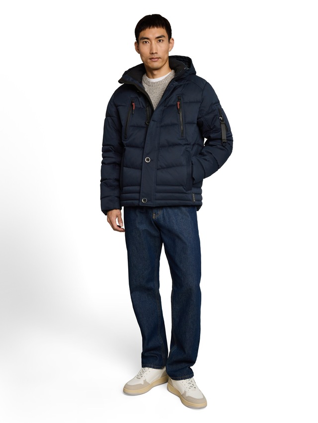 TOM TAILOR Steppjacke mit Kapuze mit Kapuze