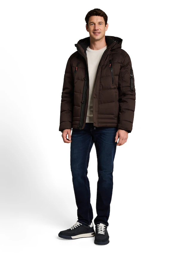 TOM TAILOR Steppjacke mit Kapuze mit Kapuze