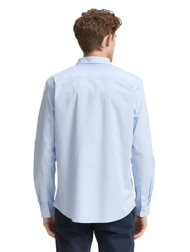 TOM TAILOR Langarmhemd mit Elasthan