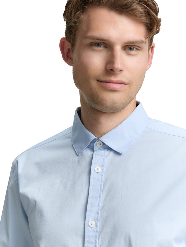 TOM TAILOR Langarmhemd mit Elasthan