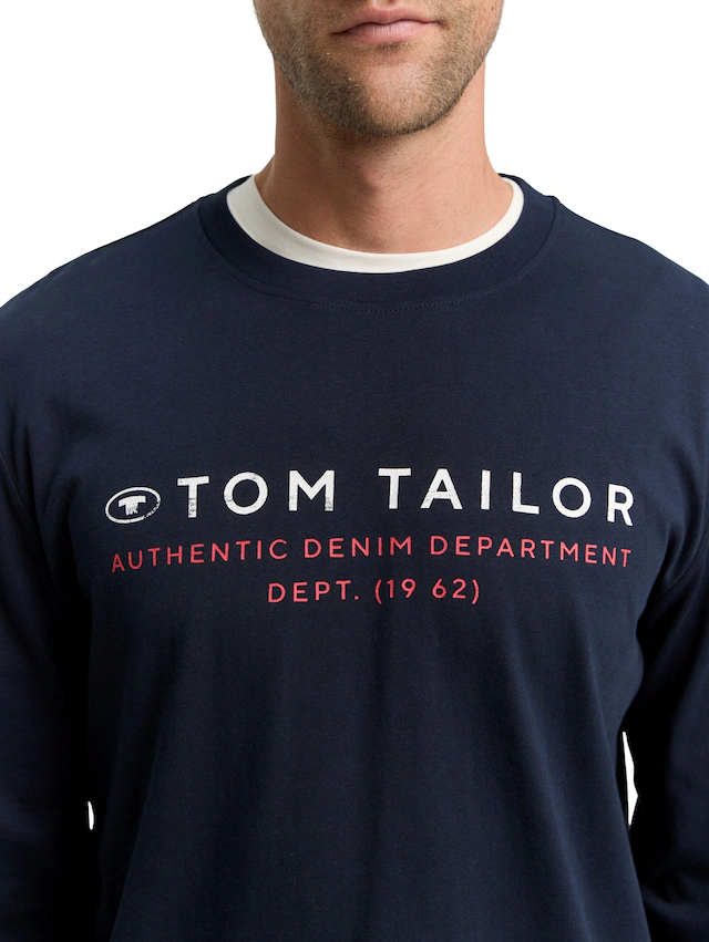 TOM TAILOR mit Logo Print
