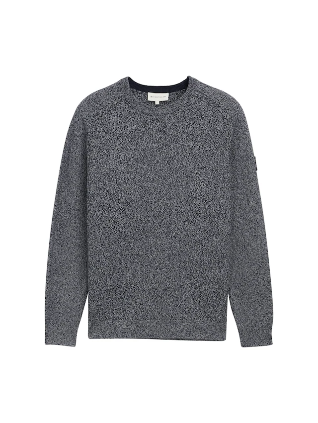 TOM TAILOR Strickpullover mit Logo Stickerei am Arm
