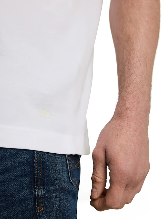 TOM TAILOR T-Shirt Packung, 2 mit Logo Print