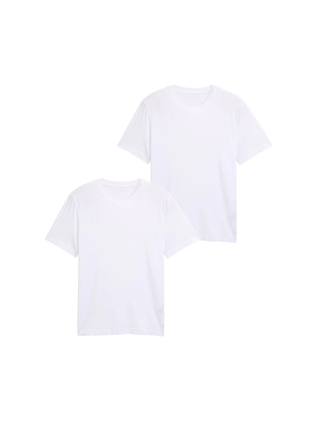 TOM TAILOR T-Shirt Packung, 2 mit Logo Print