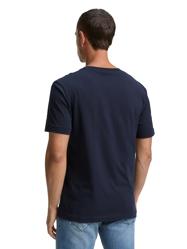 TOM TAILOR T-Shirt Packung, 2 mit V-Ausschnitt, Doppelpack