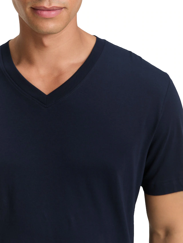 TOM TAILOR T-Shirt Packung, 2 mit V-Ausschnitt, Doppelpack