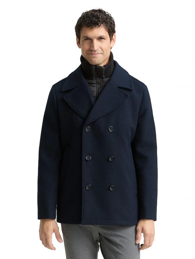 TOM TAILOR Wolljacke mit abnehmbarer Innenjacke