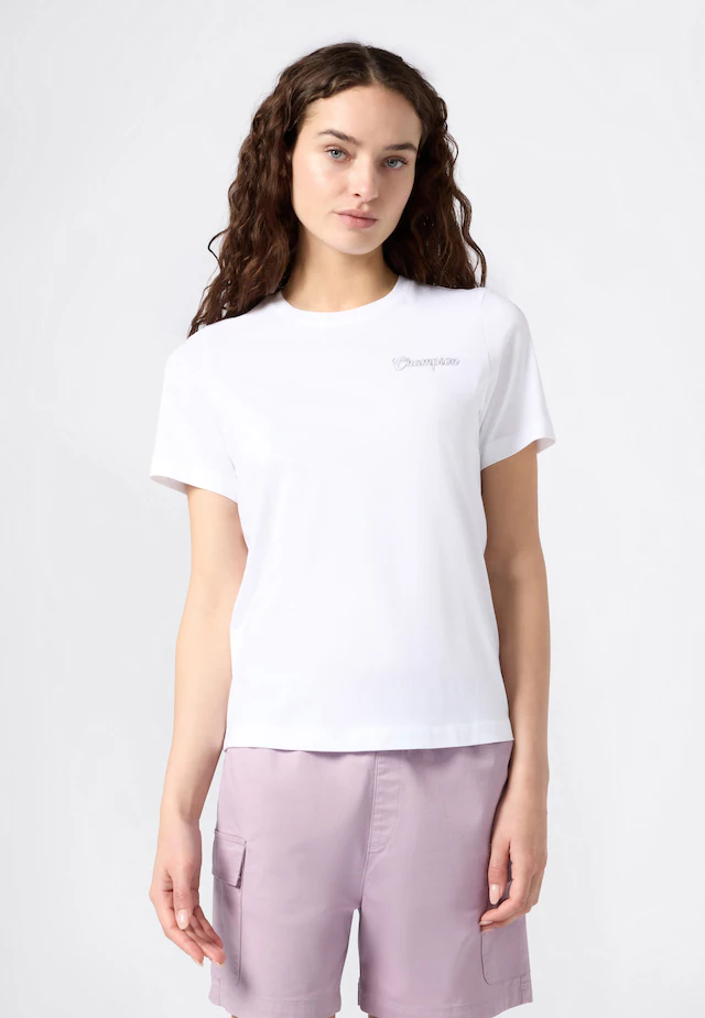 Champion T-Shirt »Graphic Crewneck T-Shirt« mit Rundhalsausschnitt, Kurzarm, aus Baumwolle