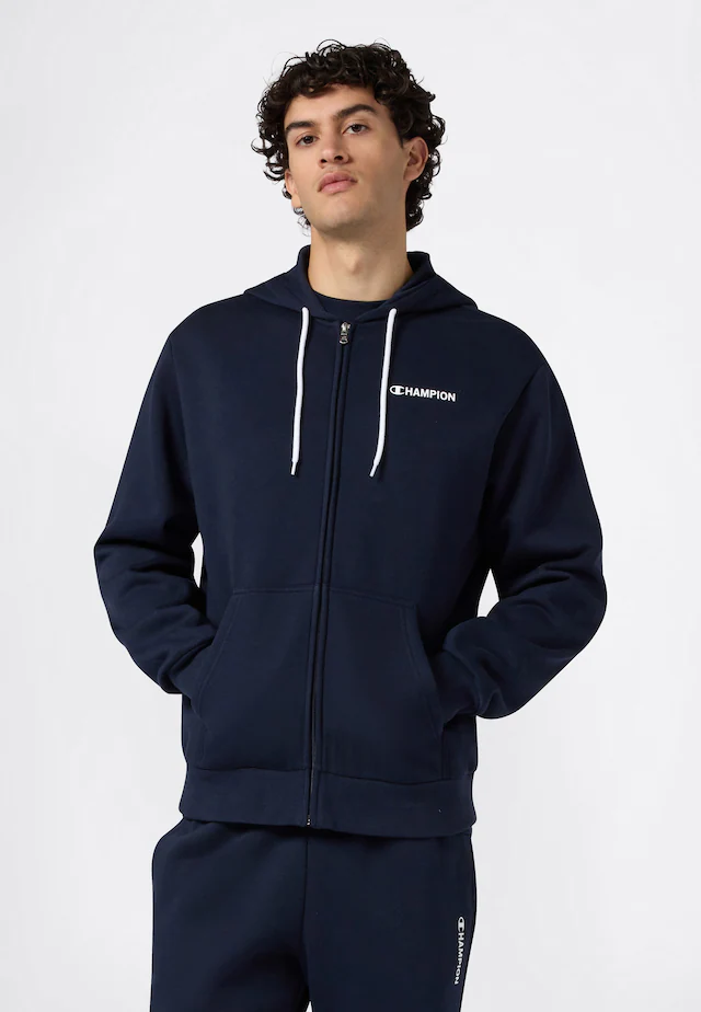 Champion Kapuzensweatjacke »Graphic Full Zip Hoodie« mit Kapuze, aus Baumwolle und Polyester, in den Größen S bis XXL