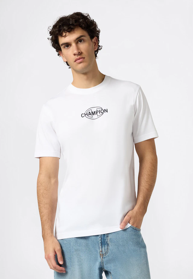 Champion T-Shirt »Graphic Crewneck T-Shirt« mit Rundhalsausschnitt, Kurzarm, aus Baumwolle